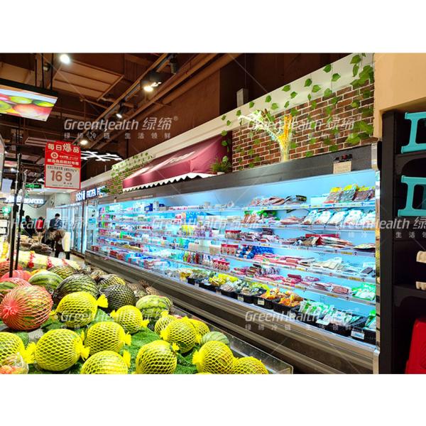 Open Chiller Supermarket Showcase Cooler For Commercial Cooling Needs