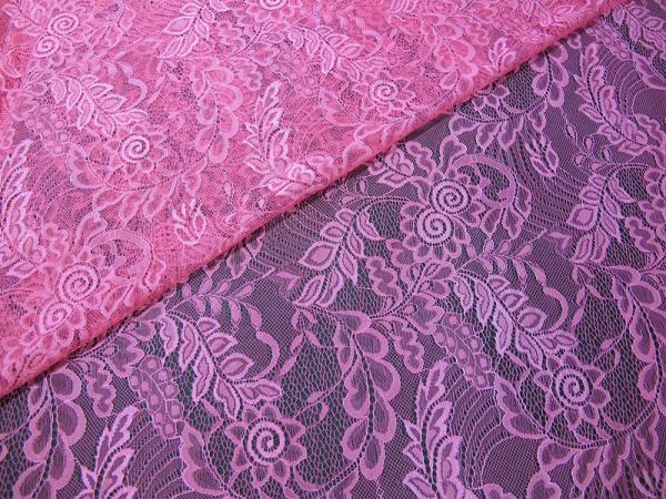 Light hollow gauze 100%nylon leaf lace fabric textile in Guangzhou market (CY-DN0007)