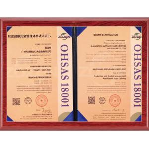 Guangzhou Maijunbao Audio Equipment Co. LTD Certifications