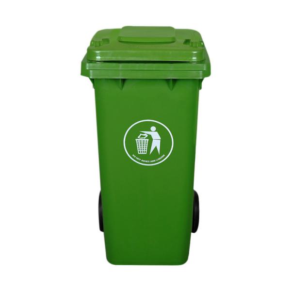 Réservoirs de déchets à roulettes de plastique HDPE