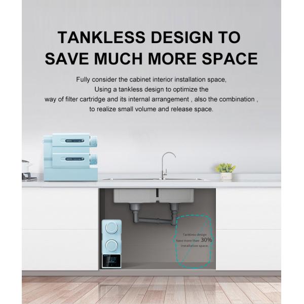 Прочный очиститель воды RO Undersink, система очистки воды осмоза Ultraquiet