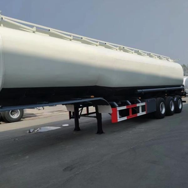 2 3 4 Axle 40000L/45000L/50000L Carbon/Aluminum/Stainless Steel Tanker Truck Trailer for Diesel/Jet/Gasoilne Transportation