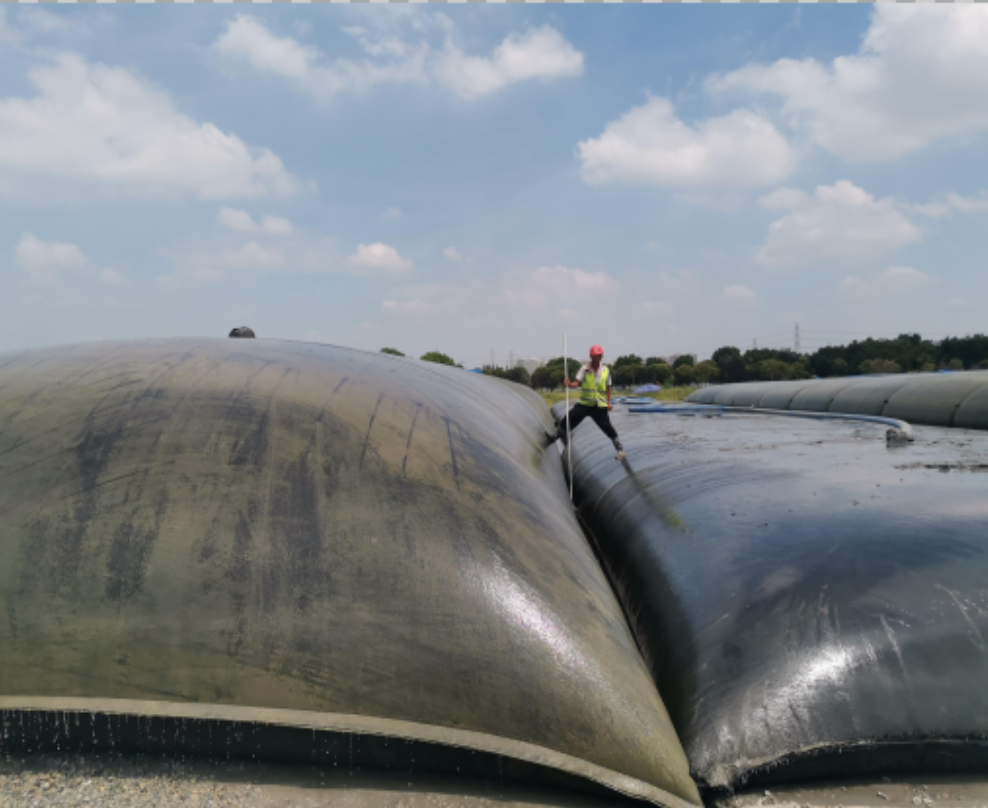 Dehydrated PP Geotube Dewatering High Strength Geosynthetic Tubes For Breakwater