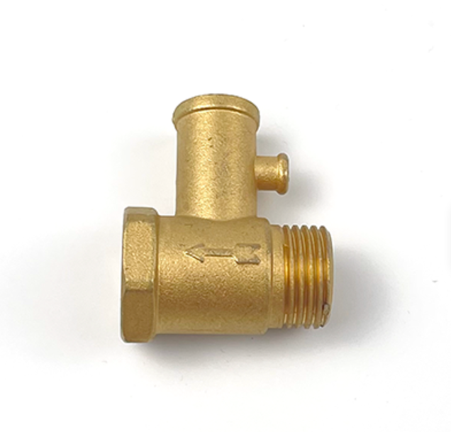 Brass Water Heater Safety Relief Valve Body Thread Backflow Preventer Valve Body for Electric Water Heater Pressure Protection