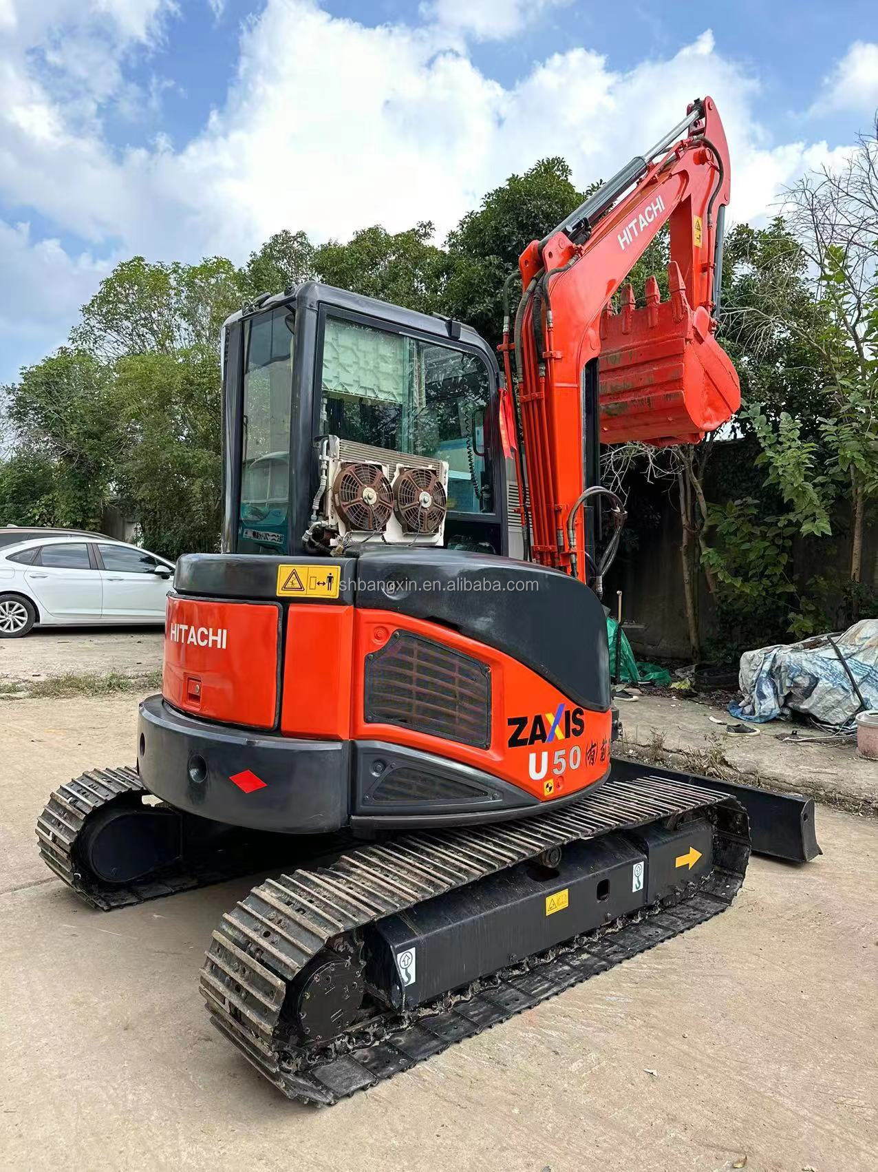 small machine used mini excavator Hitachi zx50U within 7 days delivery guarantee