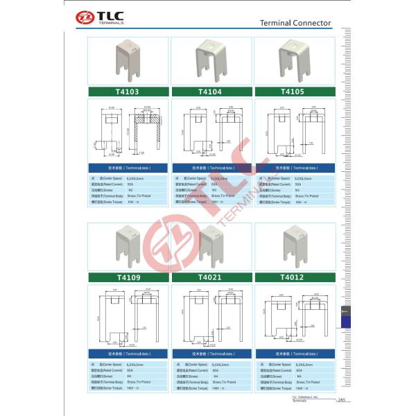 Copper Alloy PCB Terminals Pin Bag Packaging Pcb Mount Screw Terminal