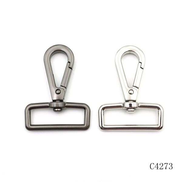 38mm Heavy Duty Snap Hook Gunmetal Black Swivel Snap Clips For Bag