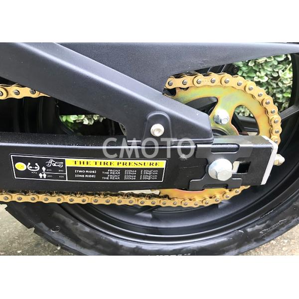 Durable Street Legal Motorcycle , Blue Black Small Street Motorcycles