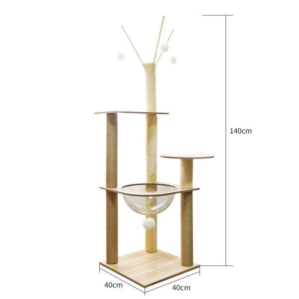 Sisal Cat Scratching Post Multi-Layer Cat Jumping Platform and Low Energy Consumption