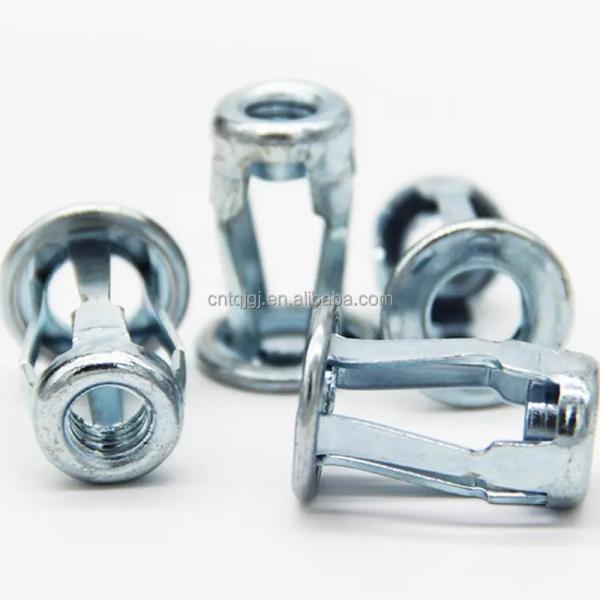 Galvanized Metric Measurement System Steel Flange Head Nut Blind Threaded Inserts Nutserts Molly Jack Rivet Nut for Hollow Wall Sleeve