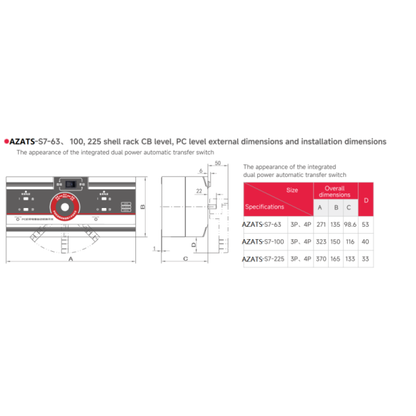 Dual Power Automatic Transfer Switch