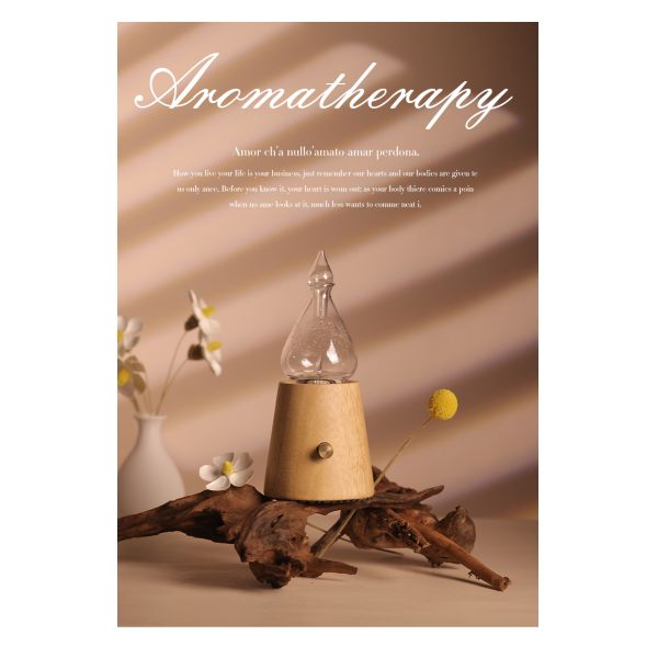 OEM Logo Vintage Real Wooden Aroma Diffuser Ultra Quiet Home Hotel Use Eco Friendly