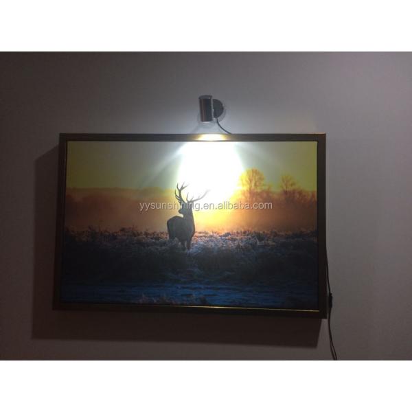 12v 3w 3-button Switch Led Reading Light for Europe Style RV Caravan Wall Lamps Decorative