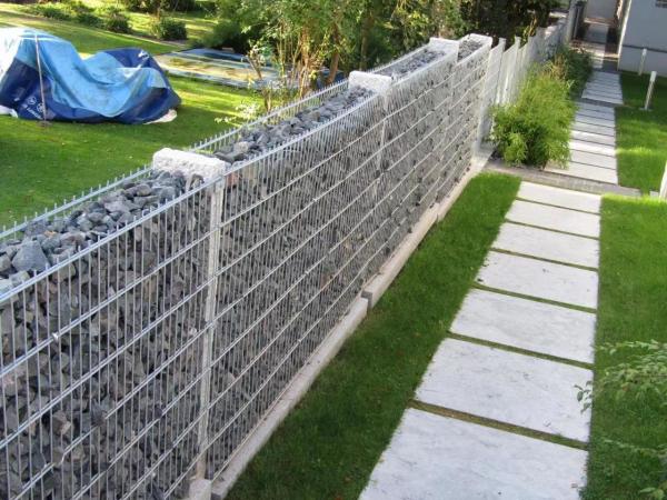Square Hole Welded Mesh Gabion Basket for Hot Dip Galvanized DIY Stone Cage Wall