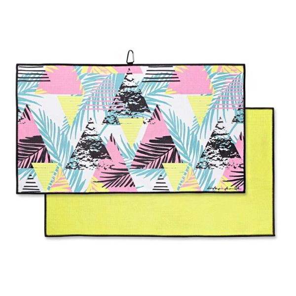 Логотип фитнеса полотенца гольфа Microfiber вафли охлаждая подгонянный полотенцем с сумкой OPP