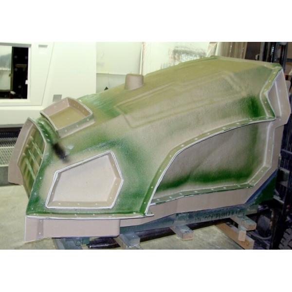 Hand Lay Up Fiberglass Mold Rtm Molding Gel Coat Paint Surface ISO9001