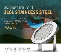 luz impermeável subaquática do diodo emissor de luz da piscina dos projetores IP68 do diodo emissor de luz de 48W 4000LM