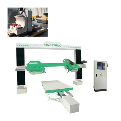 1300mm Max Cutting Width CNC Band Saw Machine For Marble Granite Arc Slab