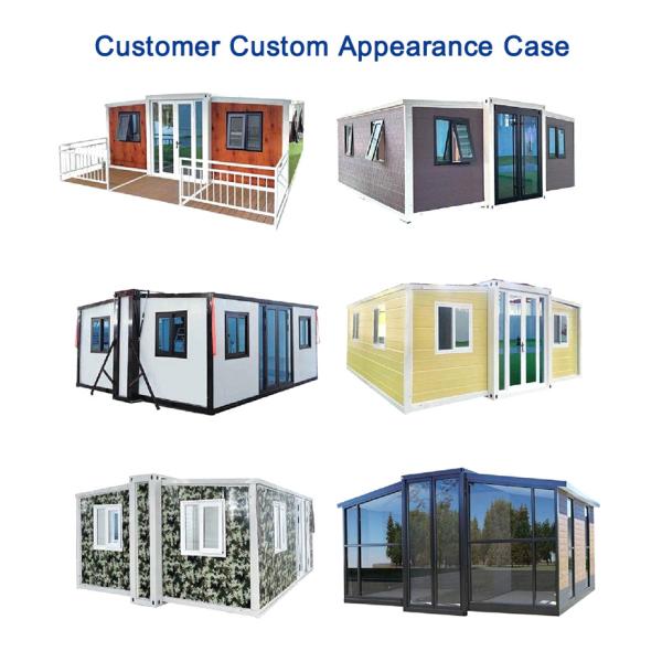 Customized Expandable Container House 2 Bedrooms Prefabricated Modular House