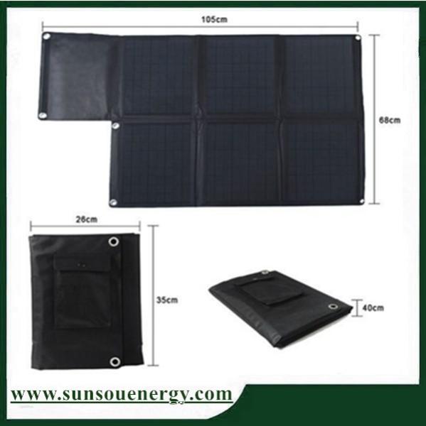 Portable solar panel kits 60w, solar panel phone charger kits / 60w solar panel laptop charger for 12v battery etc