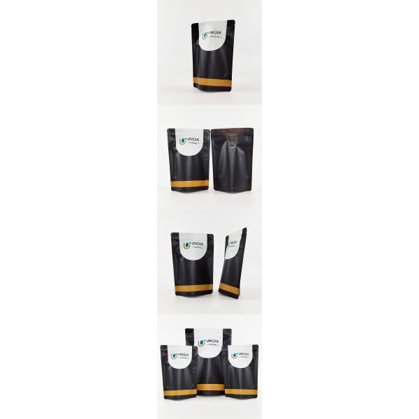 Small Quantity Custom Packaging Stand up Food Grade Zipper Bag Mylar Doypack Aluminum Foil Packaging for Coffee Snack and Food