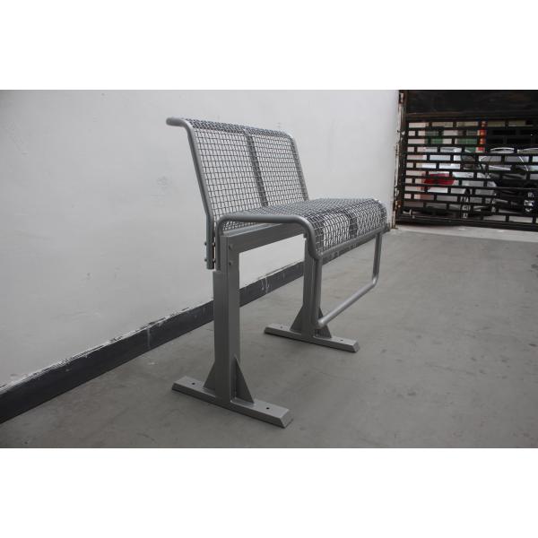 Уличный парк Наружные металлические скамейки Мебель со спиной свободно стоящая