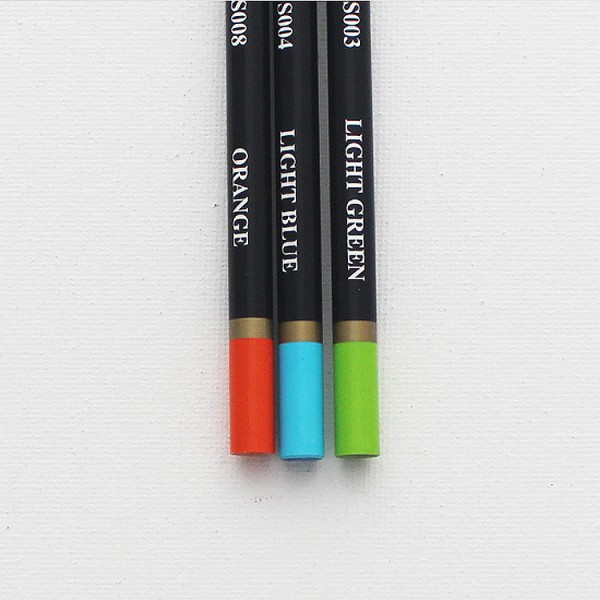 Water-soluble 24Pcs Woodless Colored Pencils Sketch Arts for Adults