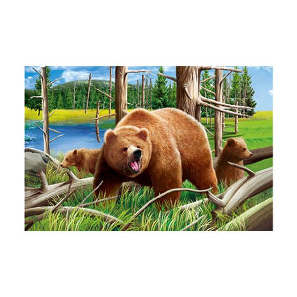 Oil Painting Design 3D Lenticular Pictures 0.6mm PET Material 40x60cm Size