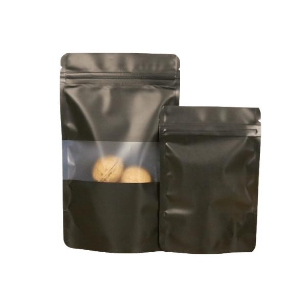 Stand up food packaging pouch for powder milk/coffee/protein powder with zipper and window