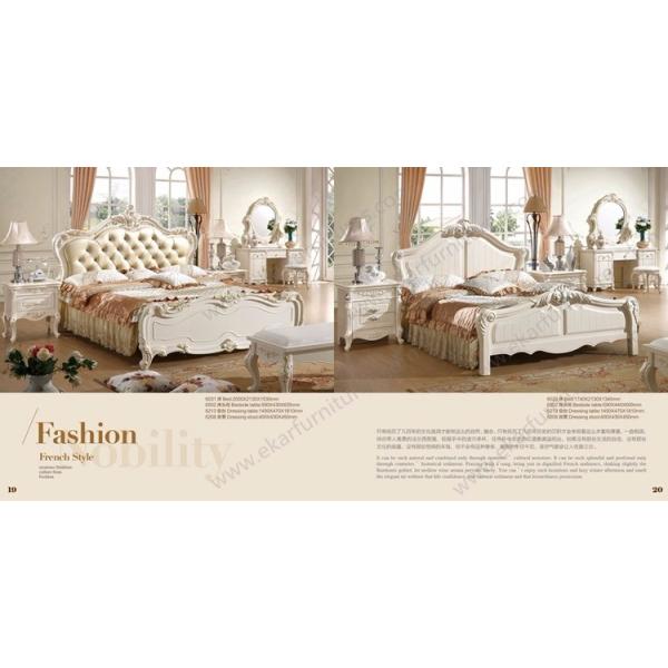 Latest double bed design murphy bed mechanism hot sale bed wood 6037