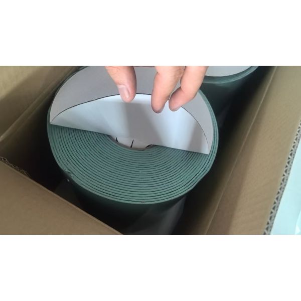Non-Woven Backing Visco Elastic Adhesive Inner Wrap Tape For Tank Sealing
