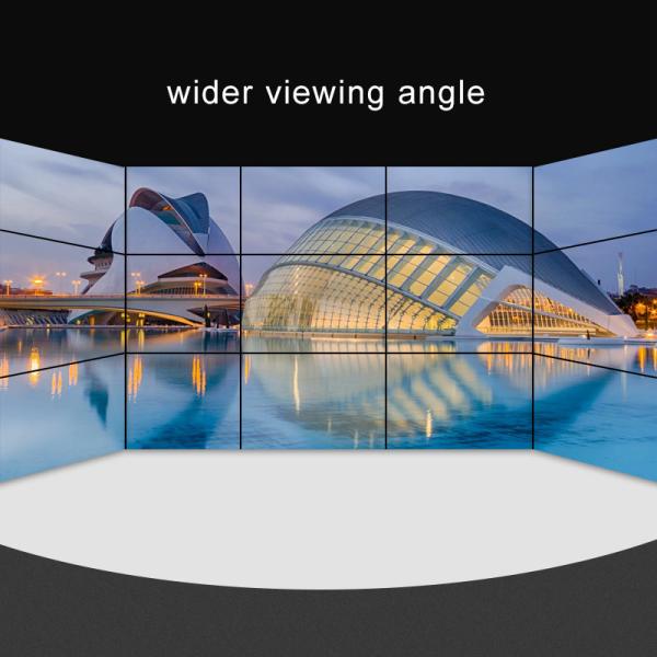 3500:1 4k LCD Panel 178H/178V Advertising Embedded video wall