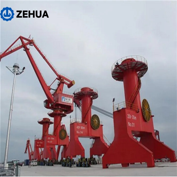 Portal Crane Sea Port Portal Ship Crane Fourlink Harbour Crane SingleboomFourboom Harbour Port Crane Portal Crane