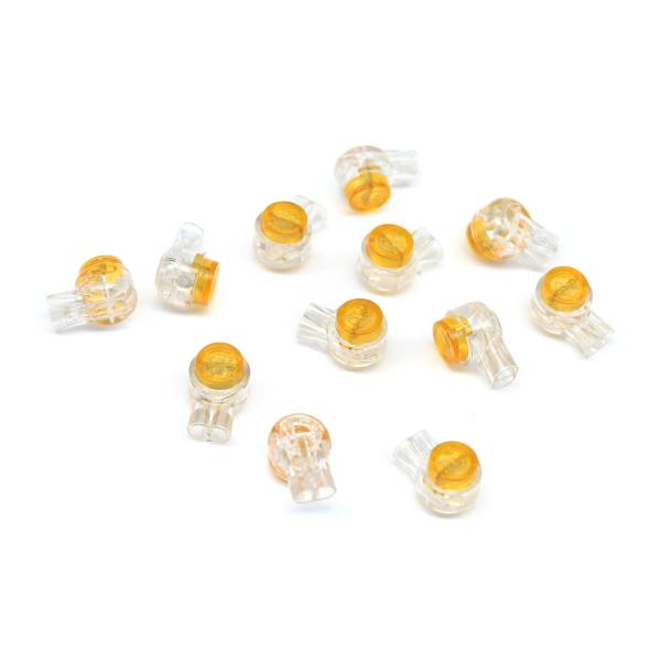 Желтый UY Wire Connector K1 Задница, заполненная гелем, устойчивость к влаге для электроэнергии