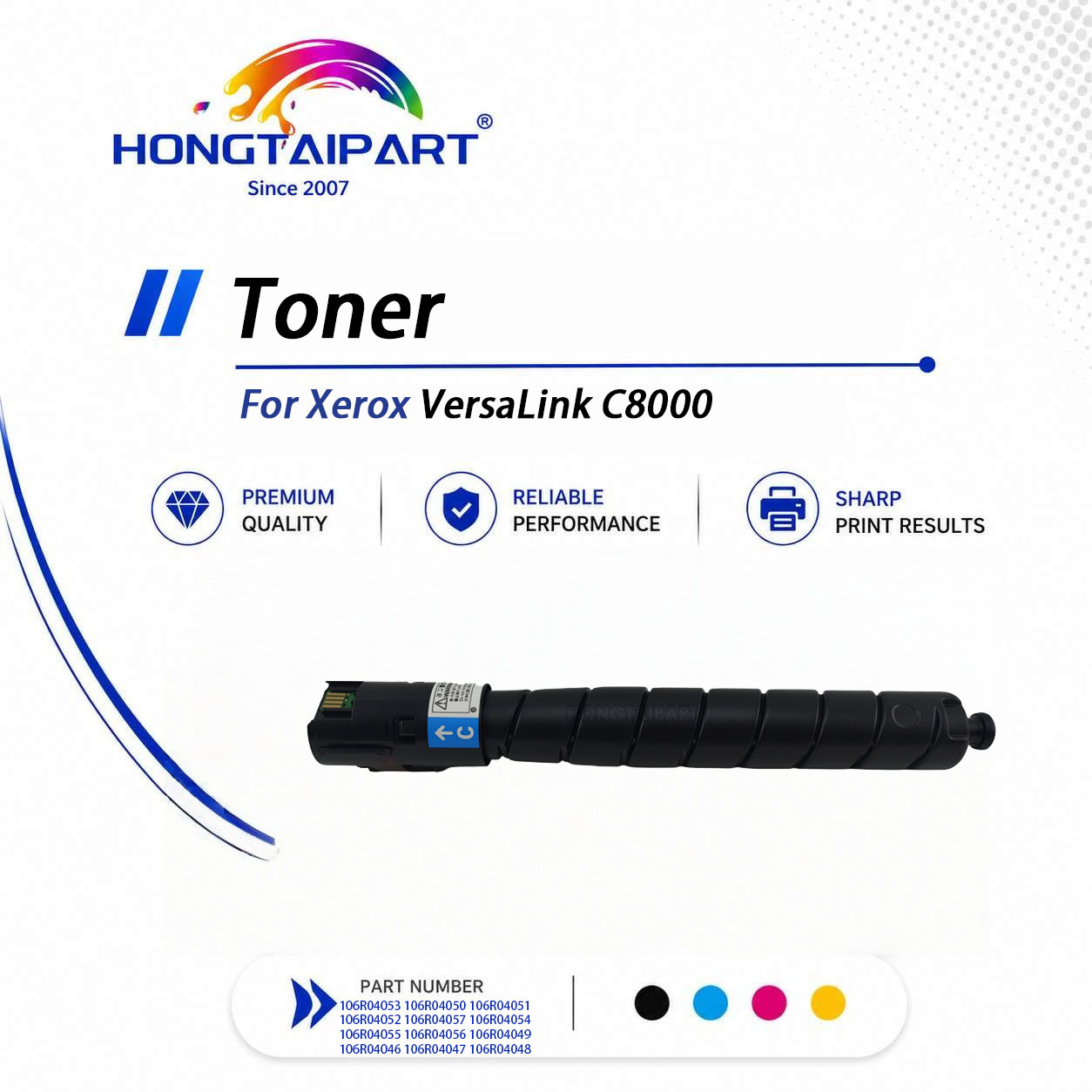 High Yield Toner Cartridge for Xerox VersaLink C8000 106R04046 -106R04057 Series