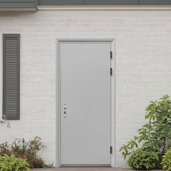 Standard Size Steel Single Security Door Soundproof Modern Metal Door