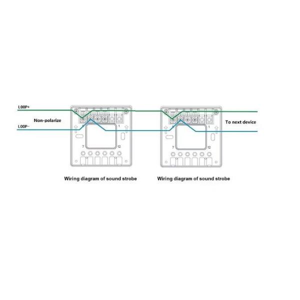 CA2011 Addressable Sounder Strobe Audible And Visual Signal For Fire Alarm System