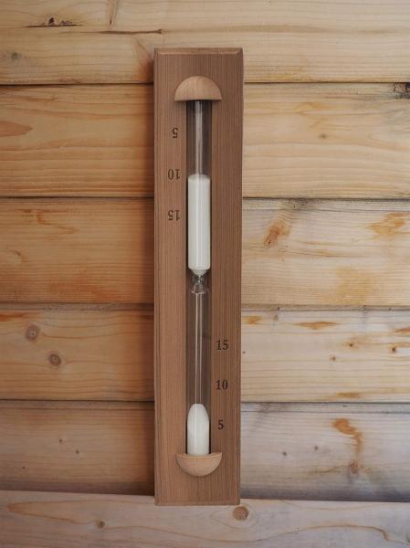Traditional Luxury Cedar Wall-Mounted Rotating Sauna Sand 15 Minute Timer Choose Your Sand Colored White