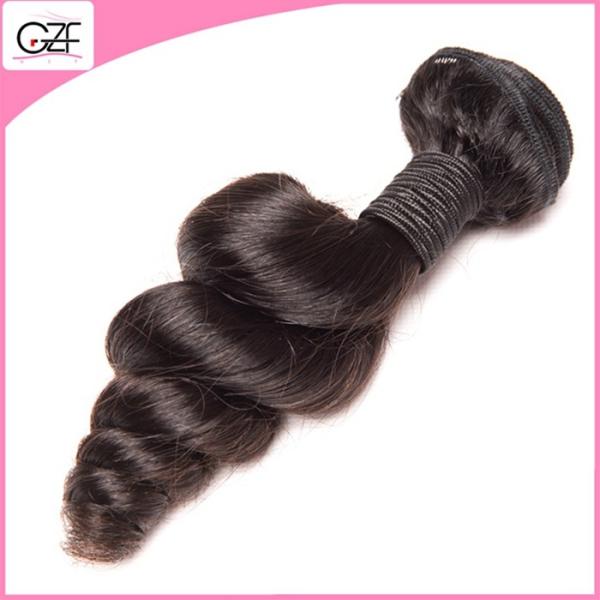 Tangle Free Pretty Brazilian Virgin Loose Wave Hair 3pcs Mixed Length Virgin Hair 100g