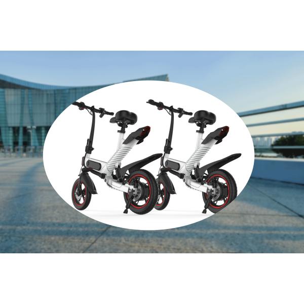 Electric Folding Bike Lightweight , Folding Electric Bicycle Eco - Friendly