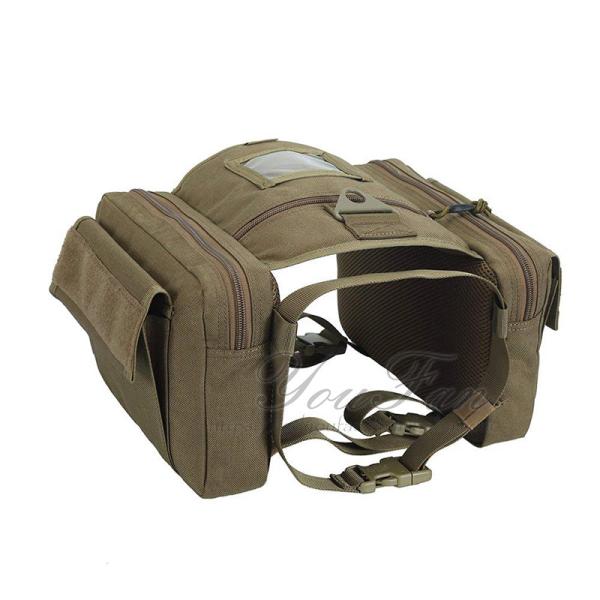 Water Repellent 1000D Nylon Pet Carrier Bag With Built - In Poop Bag Holder