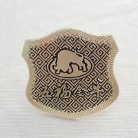 Crachás tecidos delicado gravados de alta frequência de 3D TPU para a camisa de couro de Chaussures