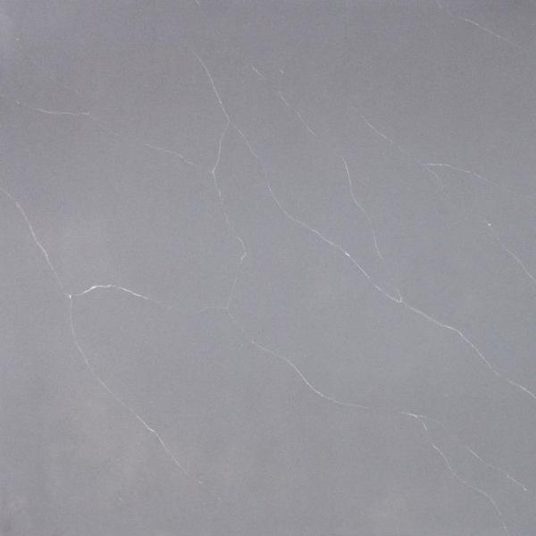 3200x1600mm Dark Grey Quartz Countertops Polished Passerby Series