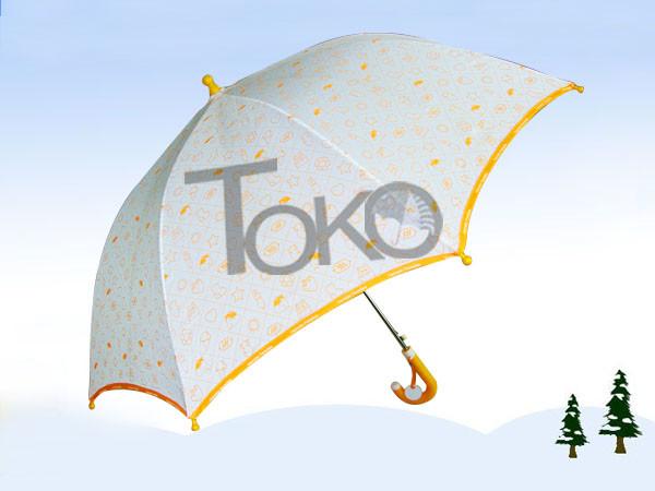 Personalized Kids Rain Umbrellas , Childrens Folding Umbrella Metal Shaft / Ribs