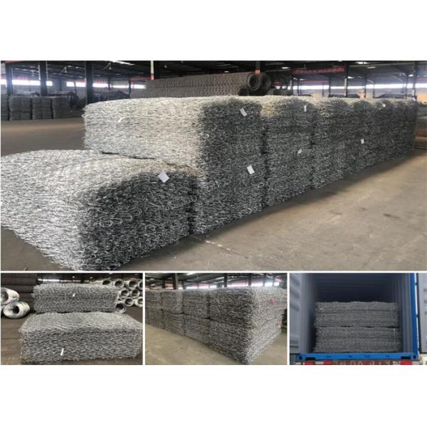 ASTM A974 Речная тонкая сетка габионные корзины 80 X 100 мм