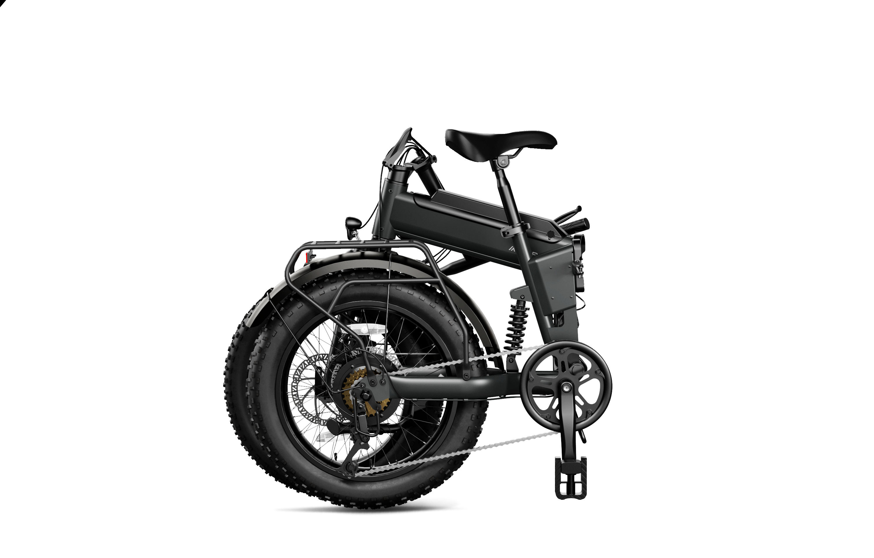 F00C 20''*4.0 750W Brushless Electric Bike Rear Hub Motor 36v Moped-style Fat Tire Integrated Battery Power Supply Lithium