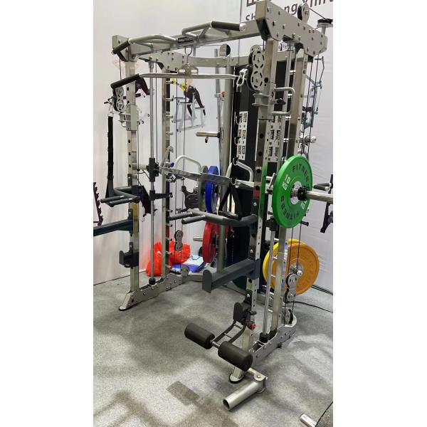Multi-Functional Home Gym Smith Machine with Leg Press and Pull Up Bars Steel Tube Q235