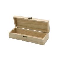 Artisanat de cadeaux Boîte en bois de luxe Paulownia Organiseur de bijoux de voyage en bois
