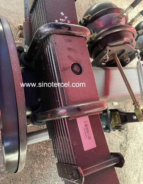 Tri Axles Flat Bed Semi Trailer Blue 40ft Flatbed Semi Trailer