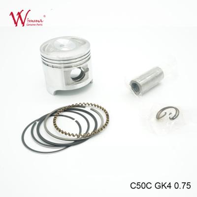Water Cooled Motorcycle Piston Kits C50C GK4 0.75 ISO9001 Certificated